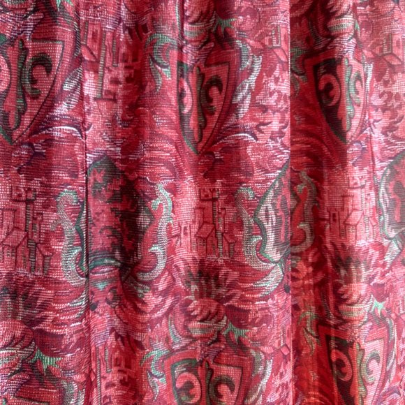 Vintage Glenayr "Kitten" Patterned Midi Skirt - Picture 2 of 4